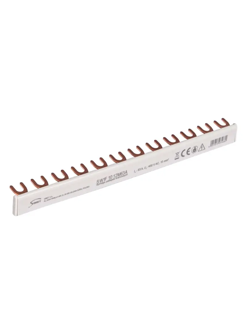 Szyna prądowa łączeniowa - widełkowa SW1F 10 12M63A  SIMET