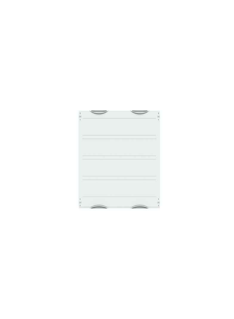 MBB219 Zestaw moduł pusty (ochr. dotyk.) (do samodzielnego montażu)