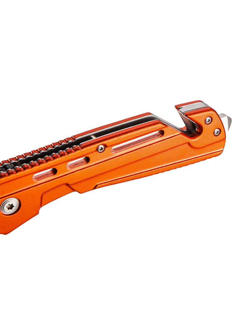 Nóż składany z blokadą, z ostrzem do pasów