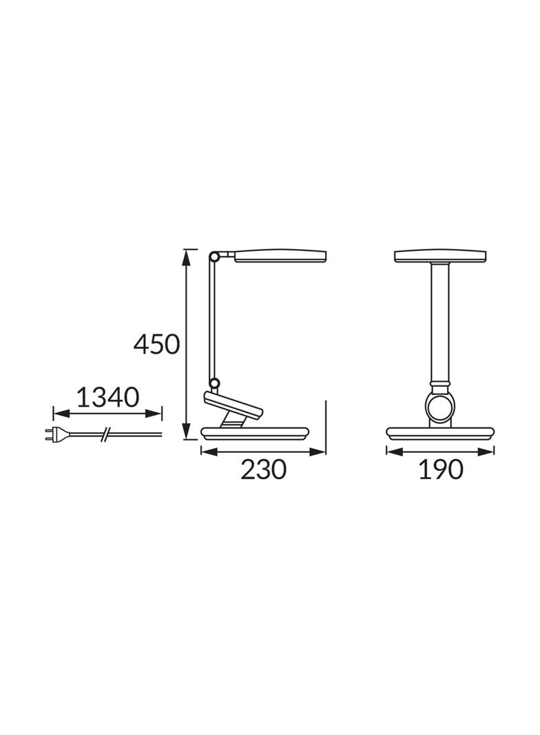 Lampka  biurkowa RAGAS LED BLACK CCT