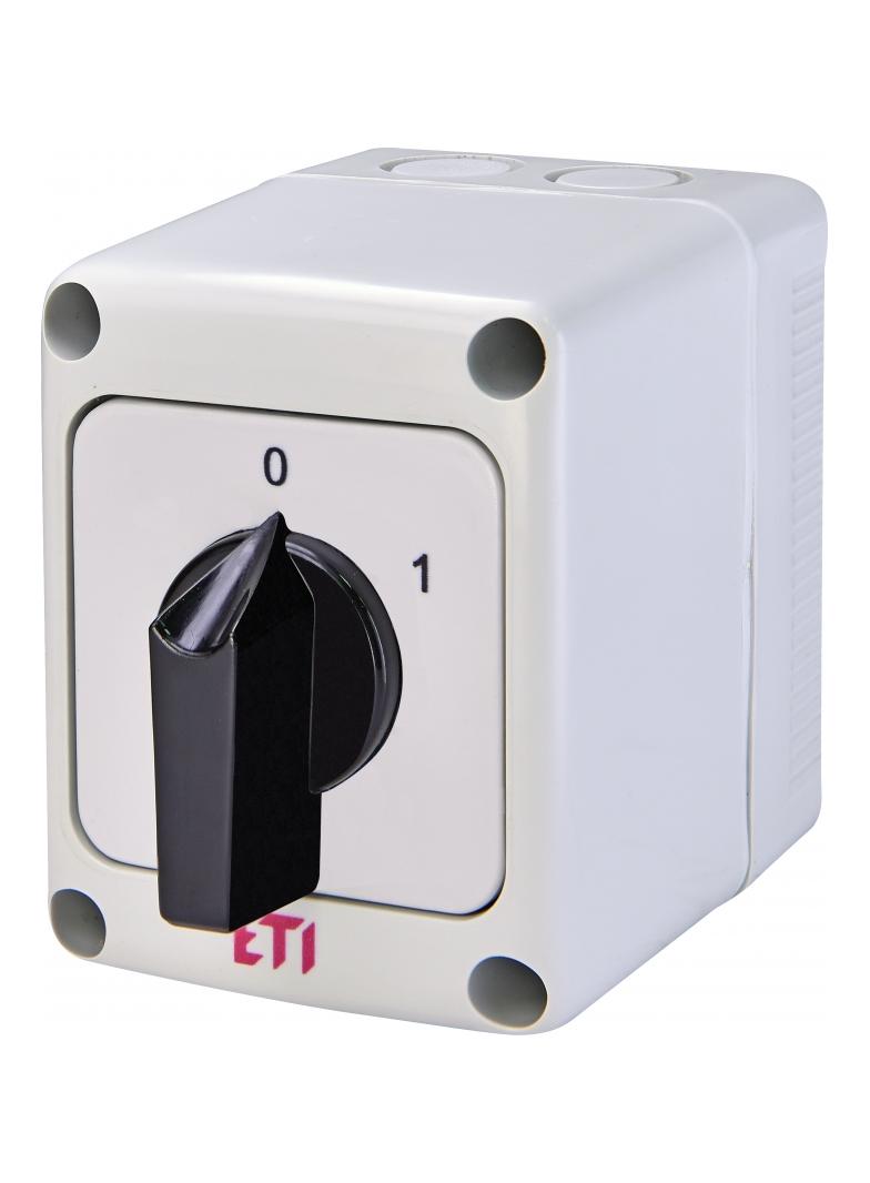 Przełącznik 0-1 4P w obudowie CS 25 92 PN 004773170 ETI
