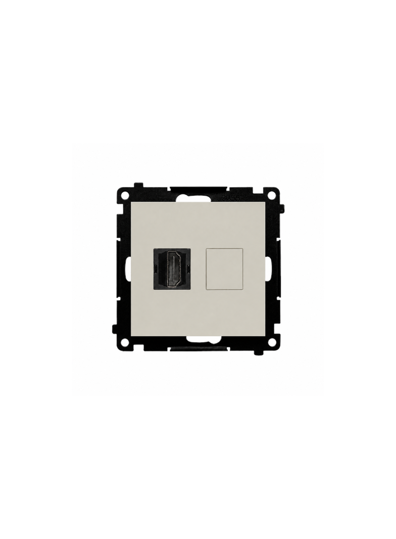 Simon 55 Gniazdo HDMI 2.1 kaszmirowy TGHDMI121.01/142