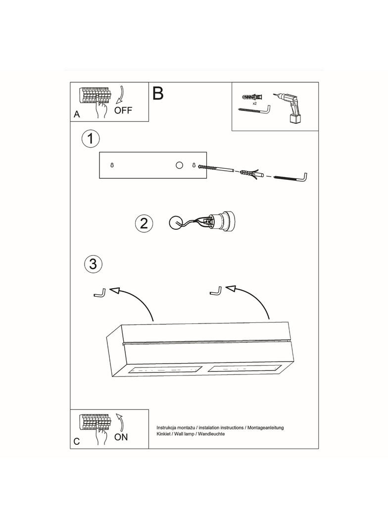Sollux Kinkiet ceramiczny VEGA LINE SL.0231