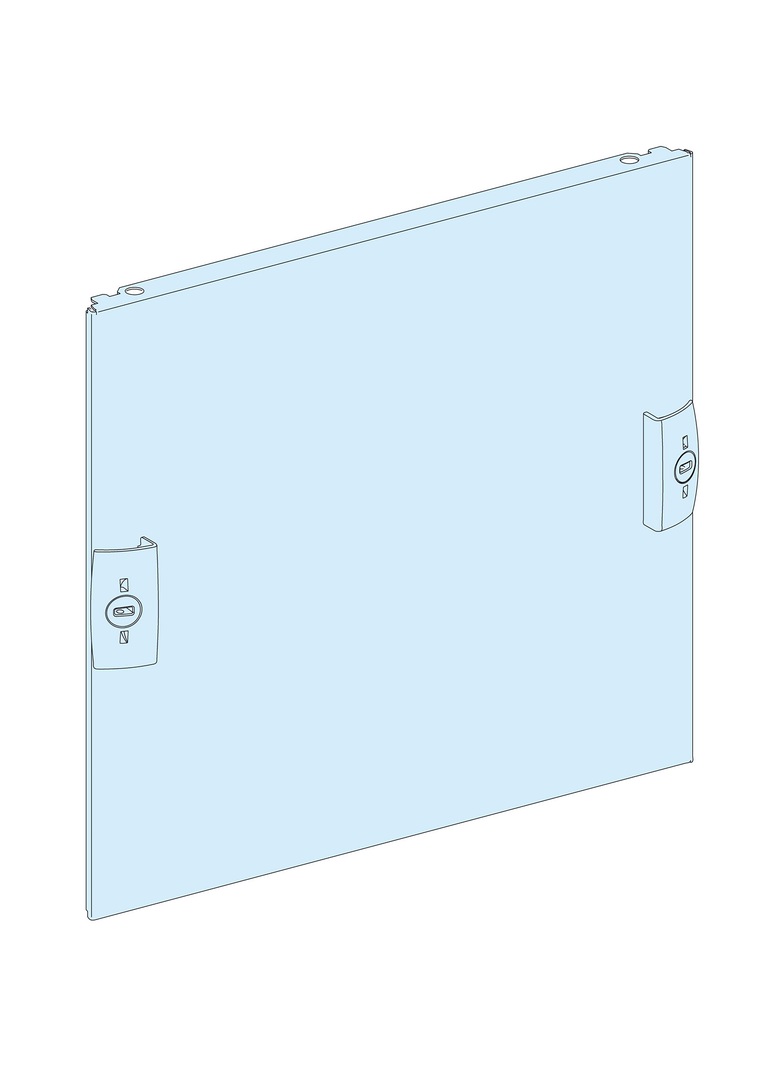Rozdzielnice PrismaSet, płyta czołowa pełna 250mm przedział 300mm
