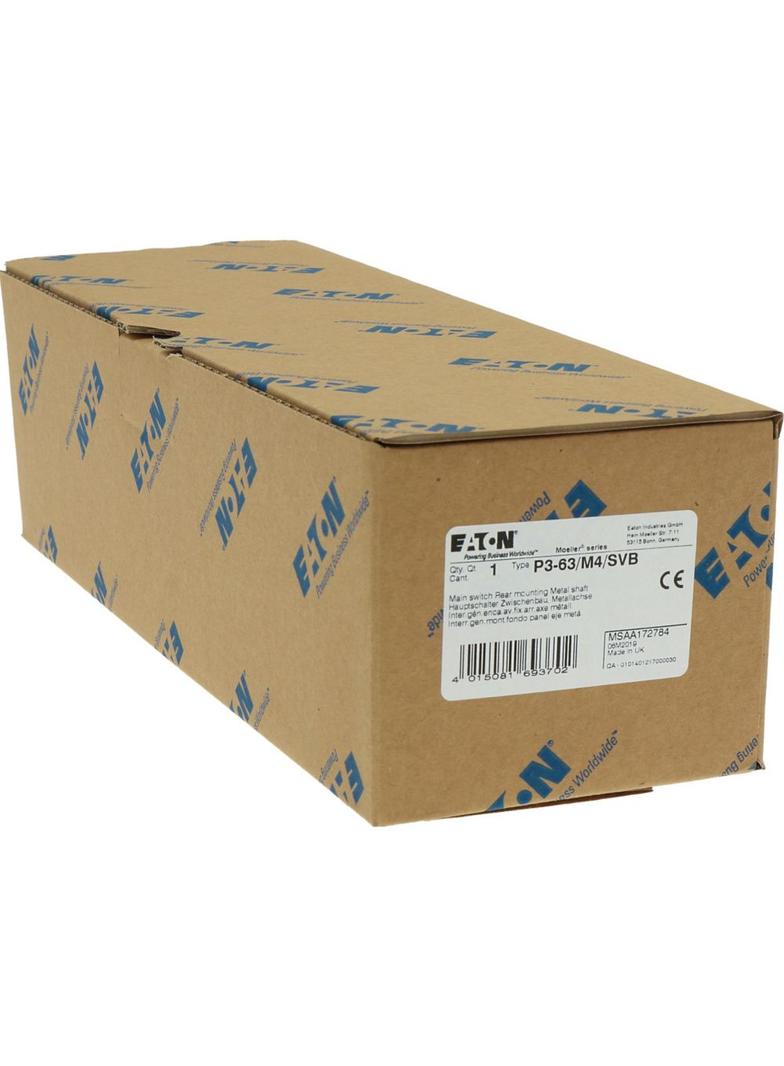 P3-63/M4/SVB Rozłącznik awaryjny 3P 63A przedłużka metalowa 400mm 172784 EATON