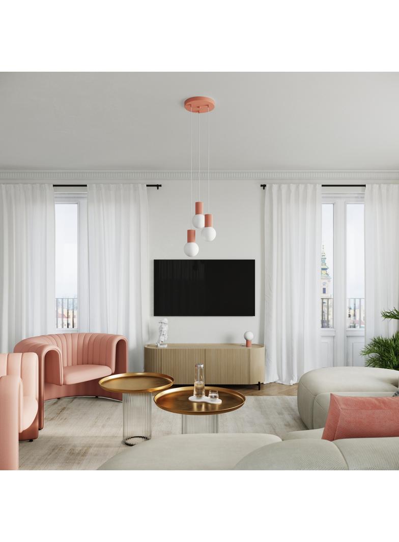 Lampa biurkowa HALO brzoskwiniowa