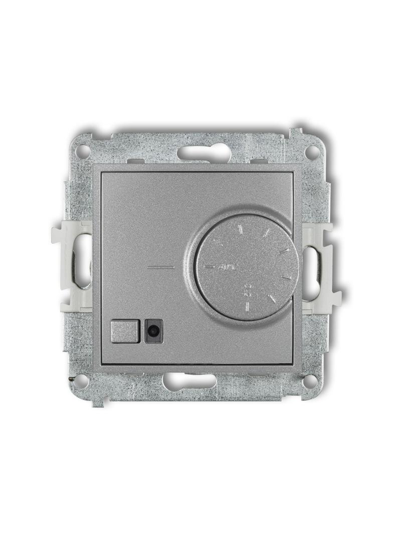 ICON Elektroniczny regulator temperatury z czujnikiem podpodłogowym srebrny metalik 7IRT-1 KARLIK