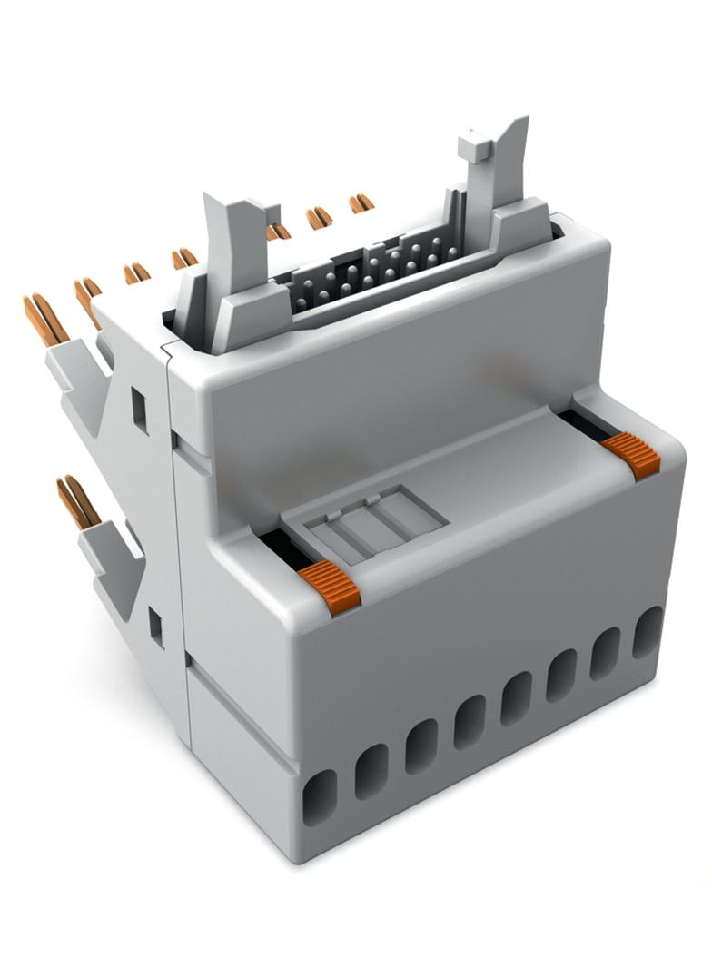 8-torowy adapter ze złączem 16-bieg. do przetworników analogowych WAGO
