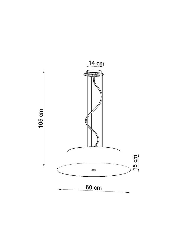 Sollux Żyrandol VEGA 60 czarny SL.0766