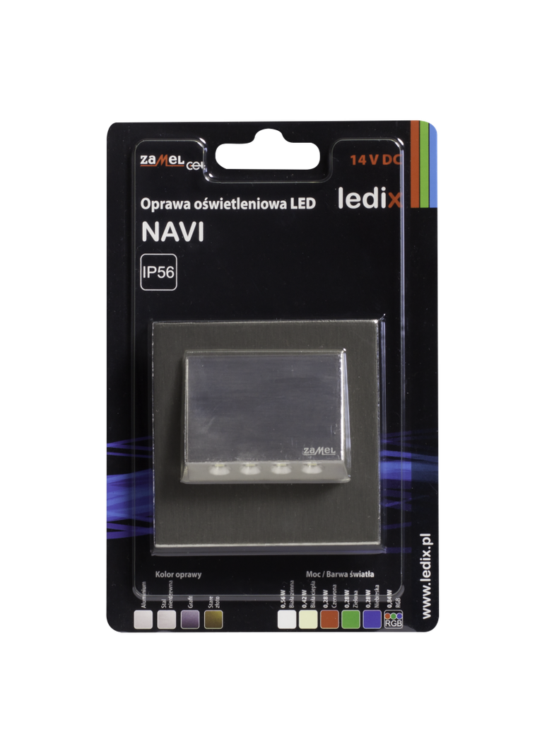 Oprawa LED NAVI z ramką PT 14V DC STA biała ciepła TYP: 11-211-22