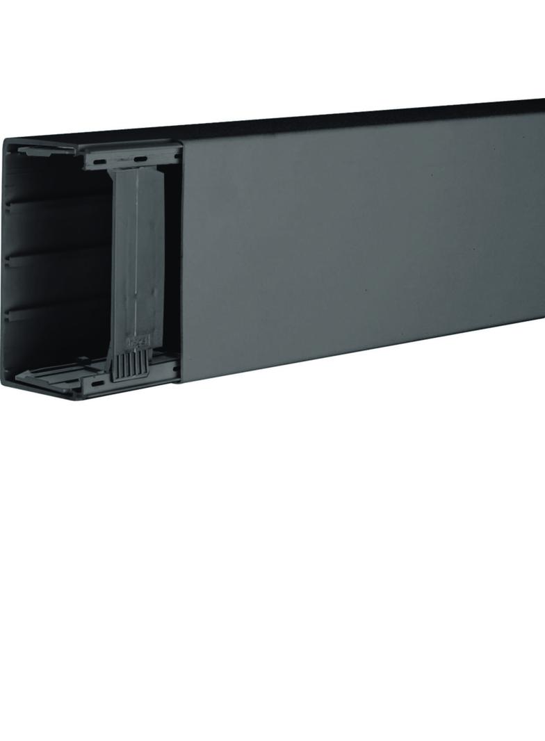 tehalit.LF Kanał elektroinstalacyjny PVC 60x110mm czarny  LF6011009011 HAGER