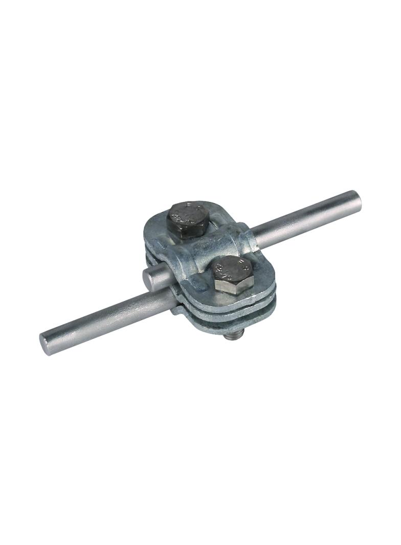 Zacisk probierczy z przekładką, drut 7-10/7-10 mm, St/tZn