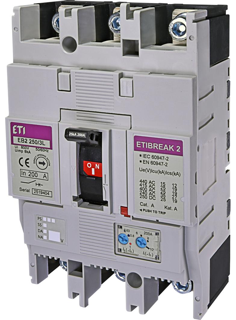 EB2 250/3L 200A 3P WYŁ.MOCY 3P, 25KA