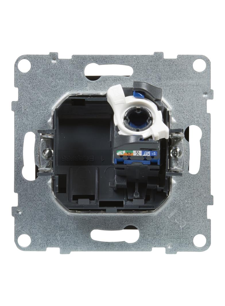 SUNO - Gniazdo RJ45/kat 6 UTP, Czarny, Legrand