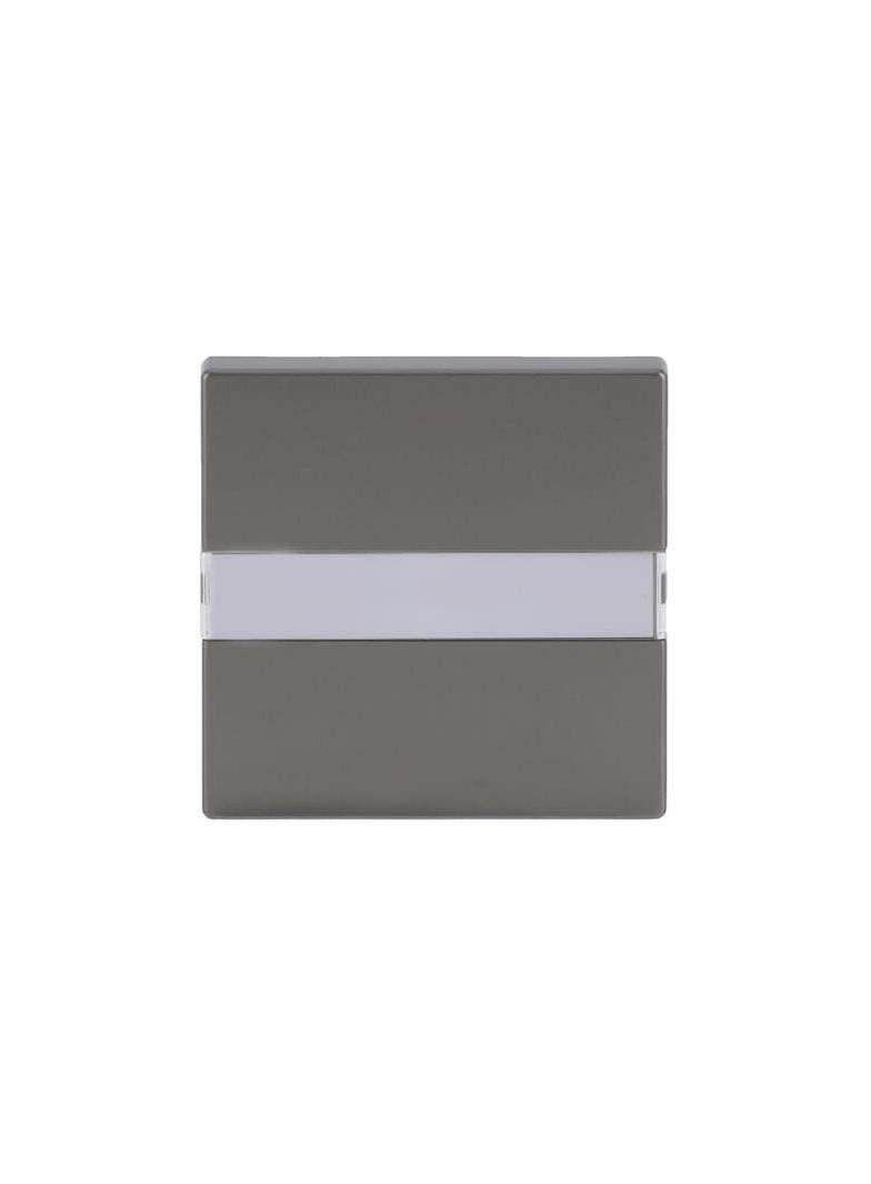 PURE Klawisz z polem opisowym Z pryzmatem do równomiernego podświetlenia opisu stal szlachetna