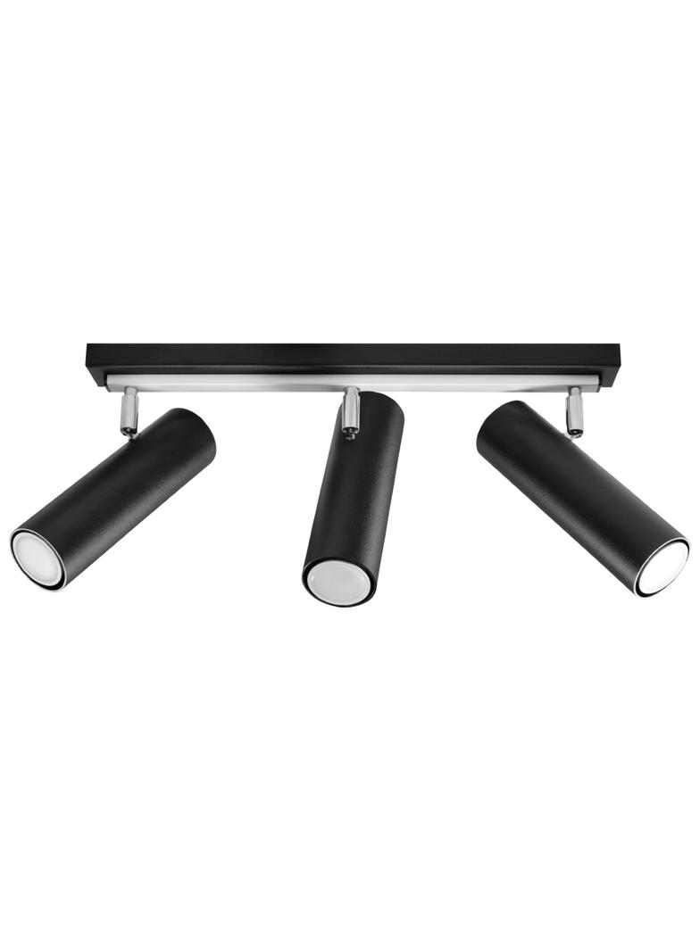 Sollux Plafon DIREZIONE 3 czarny SL.0501