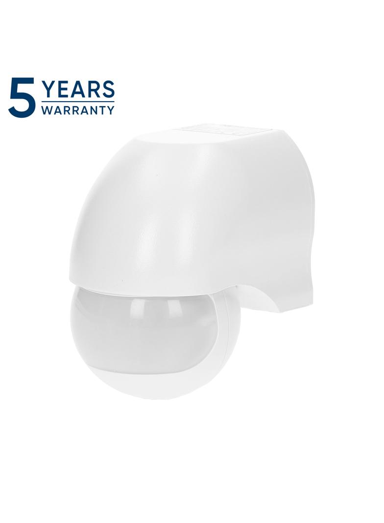 Czujnik ruchu 180st., regulacja pionowa i pozioma, IP44, 1200W, biały OR-CR-204/W ORNO