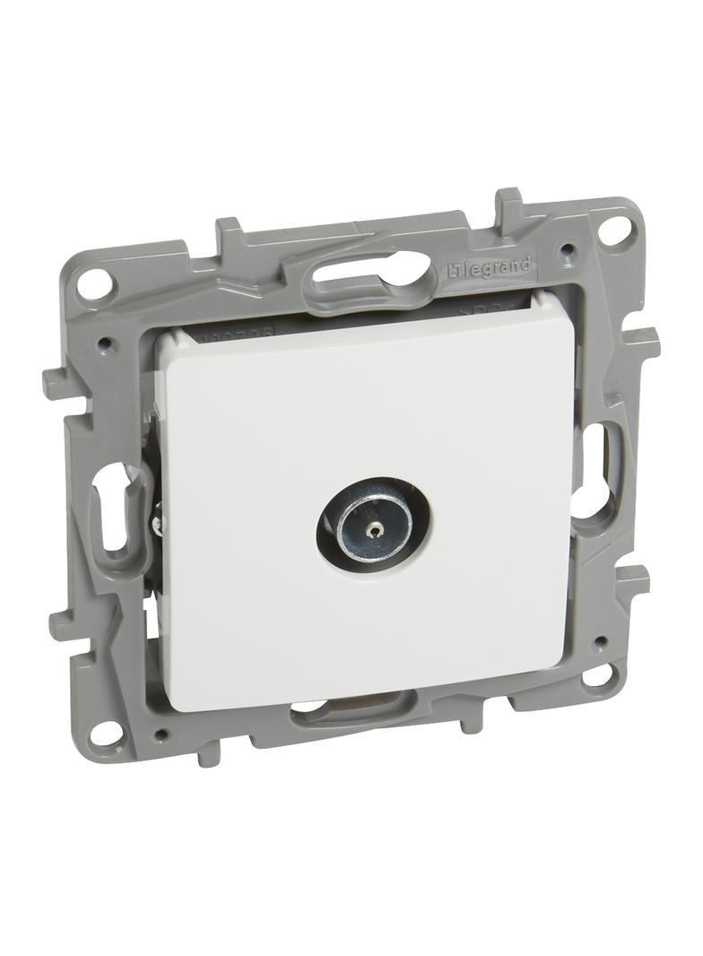 NILOE/NILOE SELECTION - GNIAZDO TV KOŃCOWE TYPU GWIAZDA 1 DB BIAŁE, Legrand