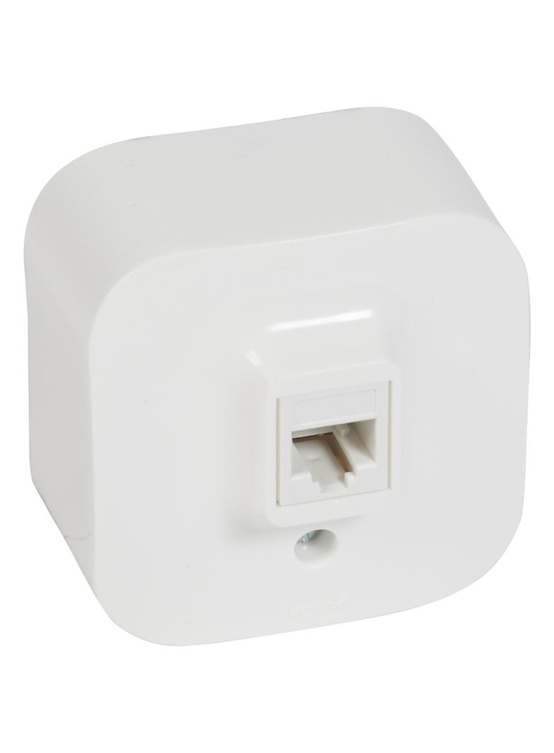 Forix IP20 Gniazdo 1Xrj11 Białe 782414 LEGRAND
