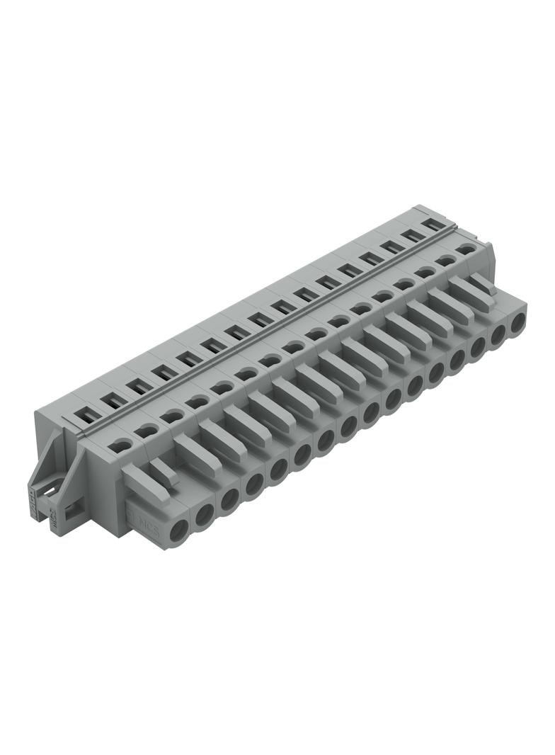 Gniazdo MCS‑MIDI Classic 16‑biegunowe szare raster 5mm 231‑116/031‑000 /10szt./ WAGO