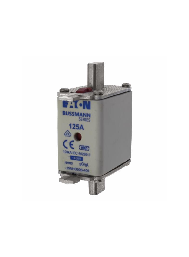 NH FUSE 125A 400V GG/GL SIZE 00 Wkładka NH00 125A 400V GL/GG podwójny wskaźnik 125NHG00B-400 EATON