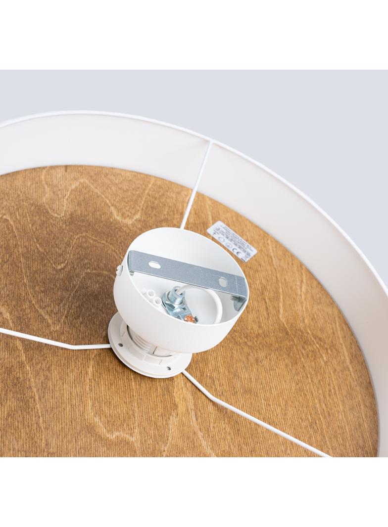 Plafon TELESTO biały/jasny brąz