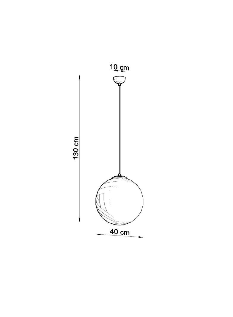 Sollux Lampa wisząca UGO 40 złota SL.0717