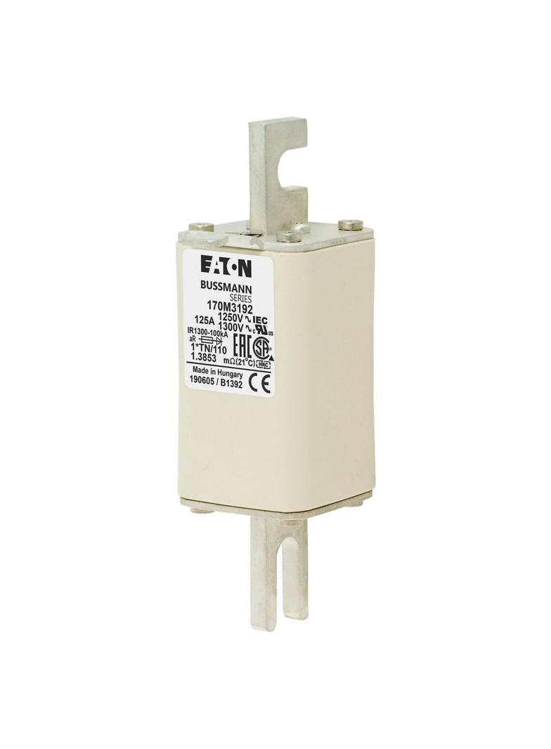 FUSE 125A 1250V 1*TN/110 AR CU Wkładka szybka 125A AC 1250V rozmiar 1 45x58x138 mm a 170M3192 EATON