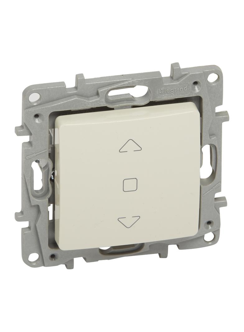 Niloe Przycisk Sterowania Rolet 6A Kremowy 764612 LEGRAND
