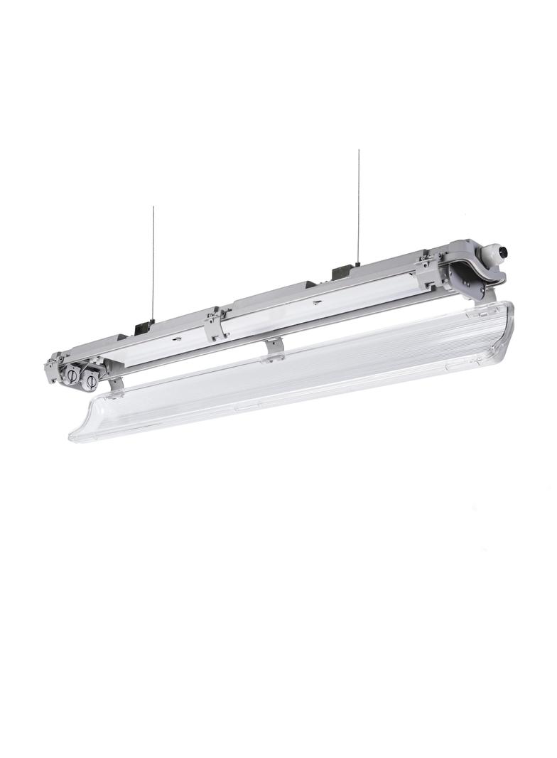 Limea LED TUBE 2x60 IP65, korpus ABS, klosz PC, zasilanie jednostronne
