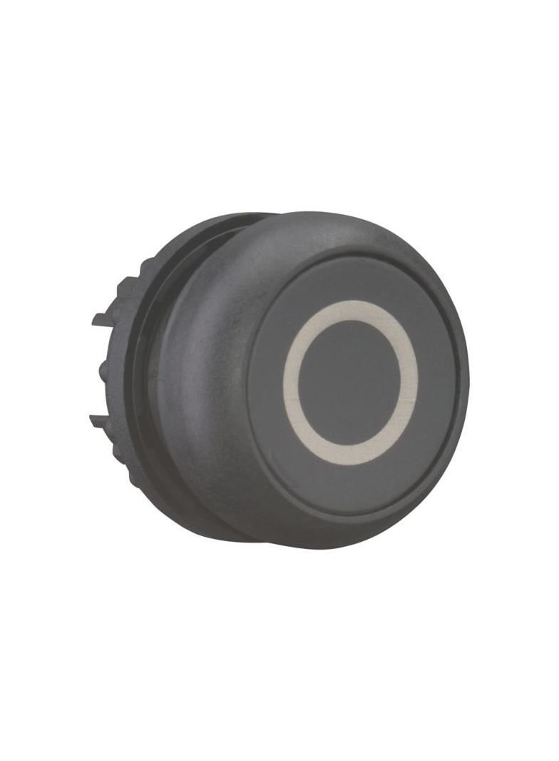 M22S-DR-S-X0 Napęd przycisku czarny /O/ bez samopowrotu płaski 216633 EATON