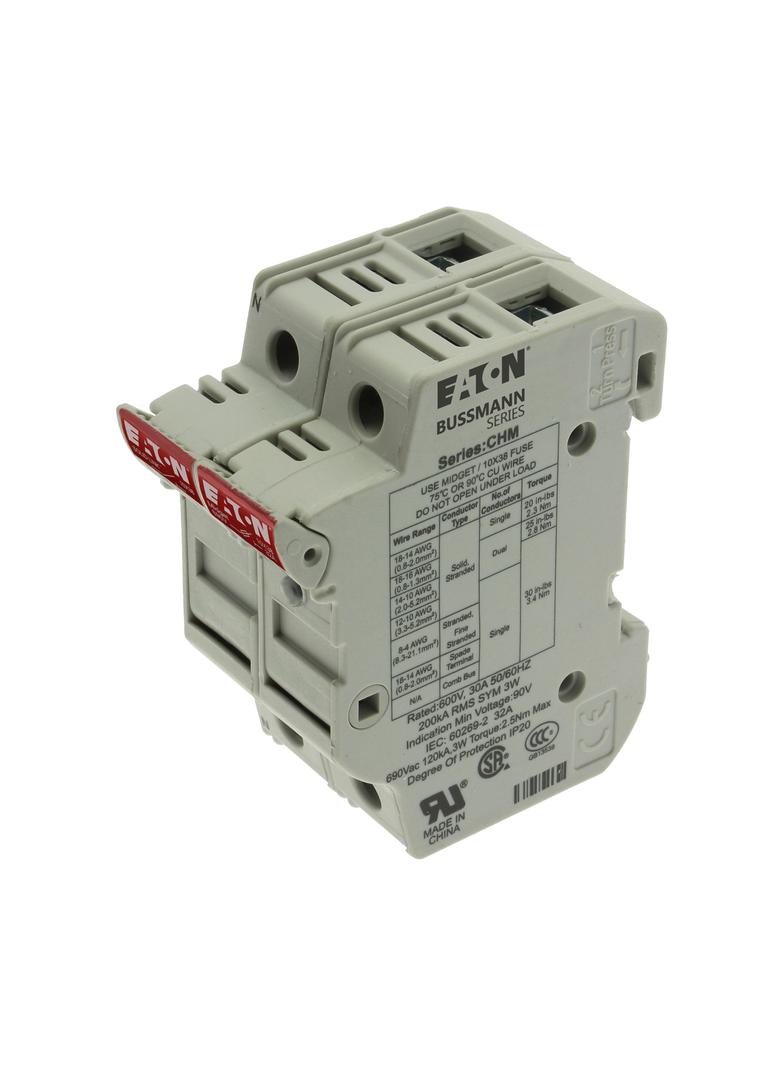 1P 10X38MFH30A 600V Midget-indicator Podstawa wkładki cylindrycznej 10x38 1P+1N 32A 690VAC wskaźnik