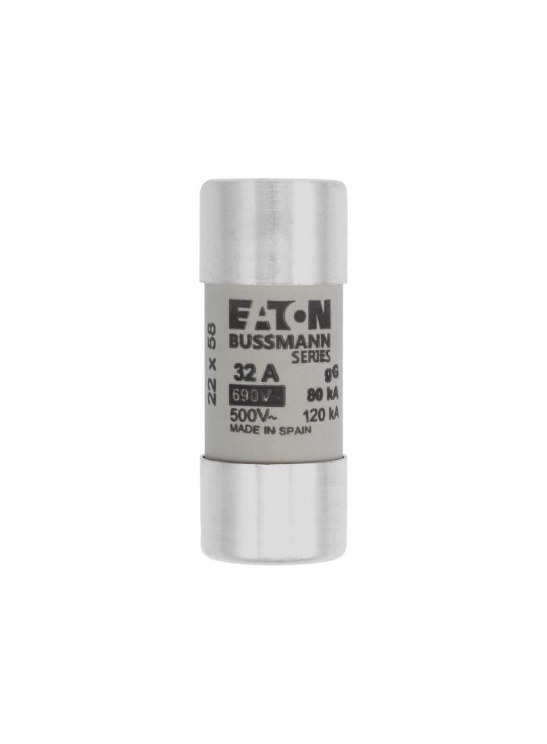 CYLINDRICAL FUSE 22 x 58 32A GG 690V AC Wkładka cylindryczna 22 x 58mm 32A GG 690V AC C22G32 EATON