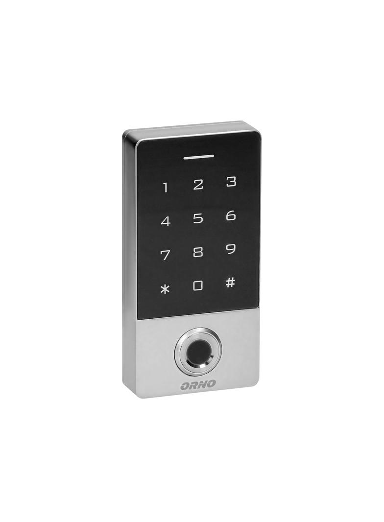 Zamek szyfrowy dotykowy z czytnikiem kart i breloków zbliżeniowych oraz czytnikiem linii papilarnych