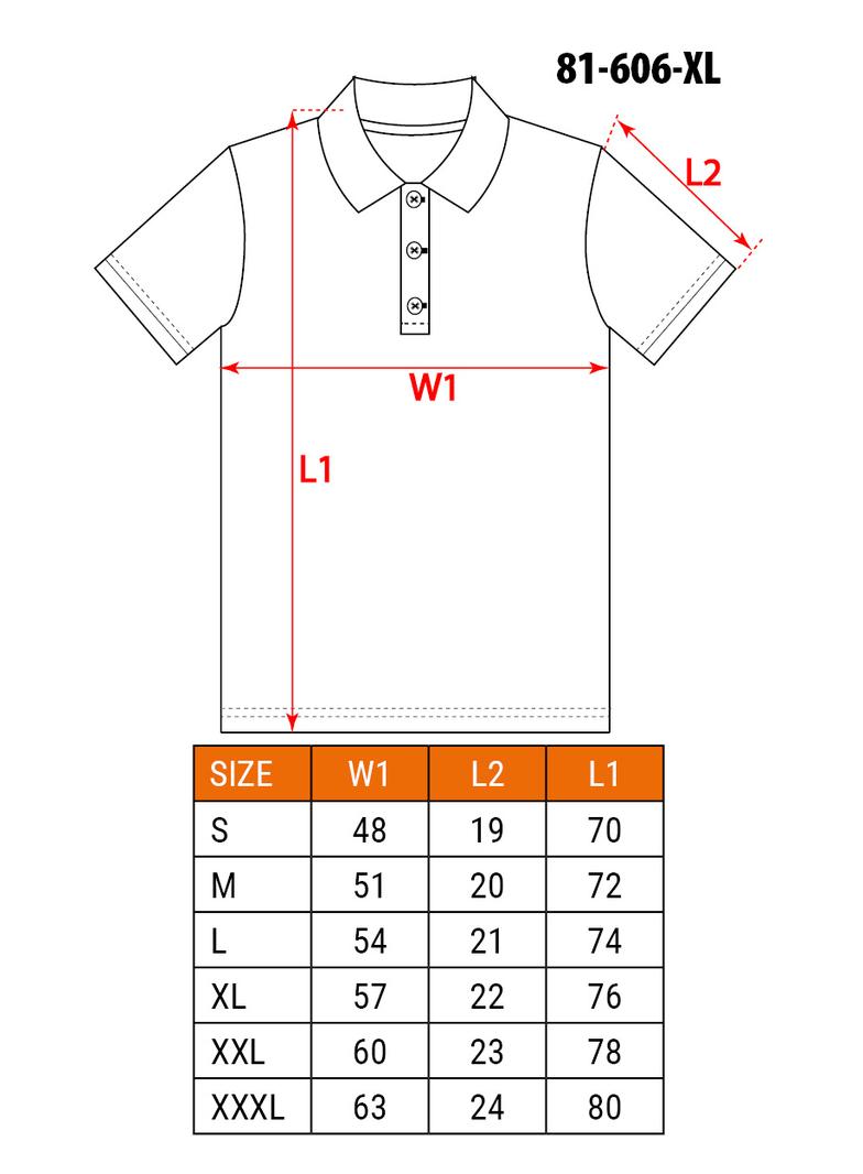 Koszulka polo DENIM, rozmiar XL