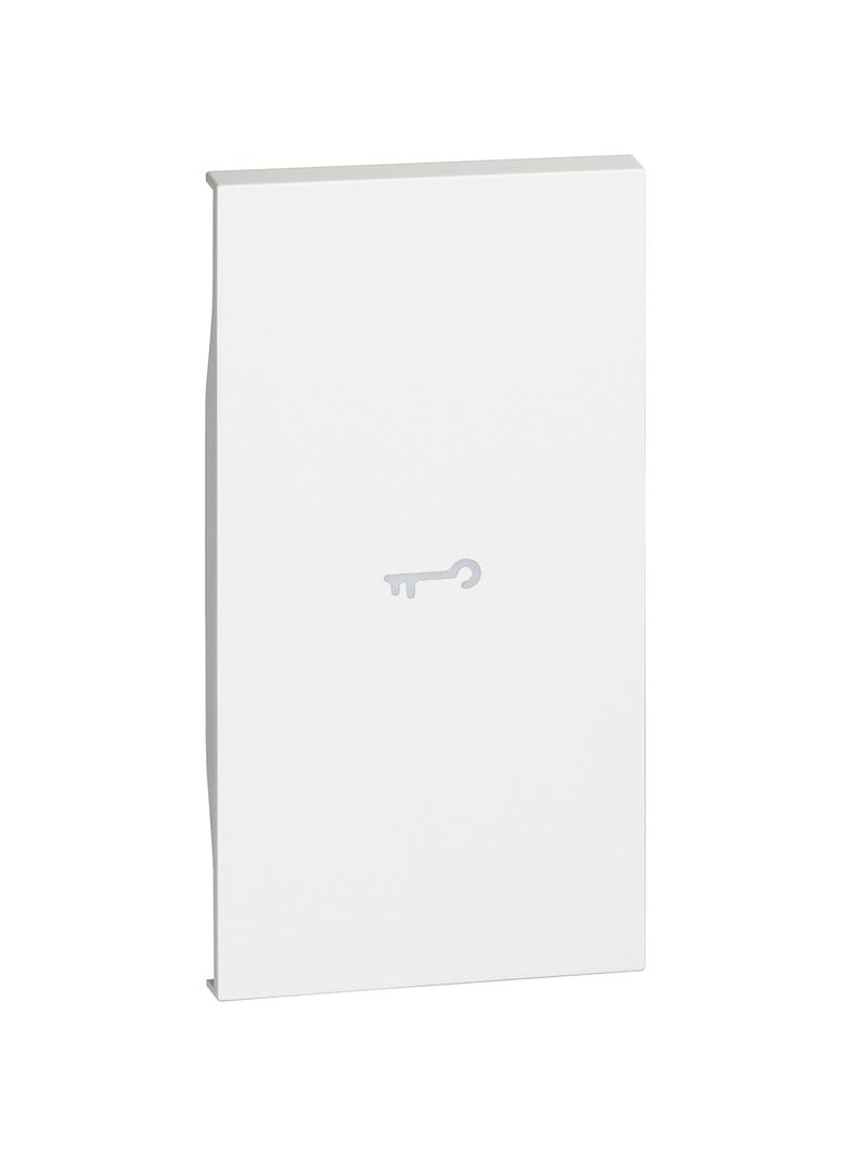 LIVING NOW 'MY HOME' - KLAWISZ Z SYMBOLEM  KLUCZ  - 2 MODUŁY - BIEL, Bticino