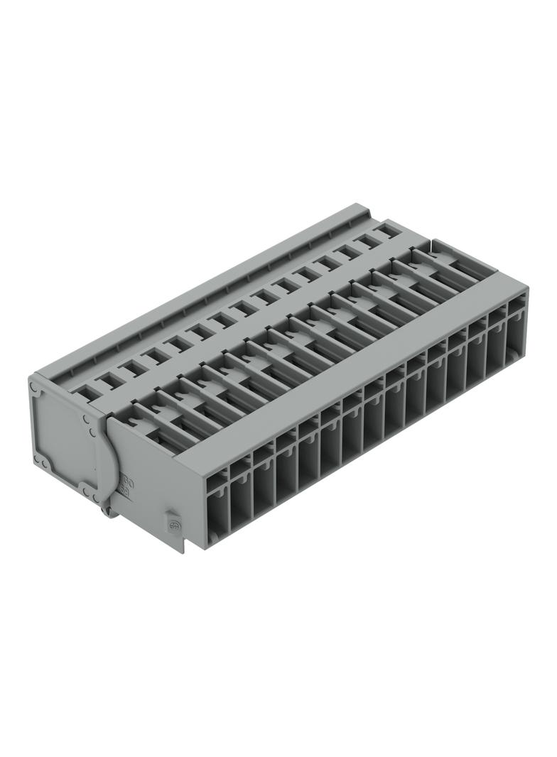 X-COM wtyk 15-biegunowy szary raster 5 mm /20szt./ WAGO