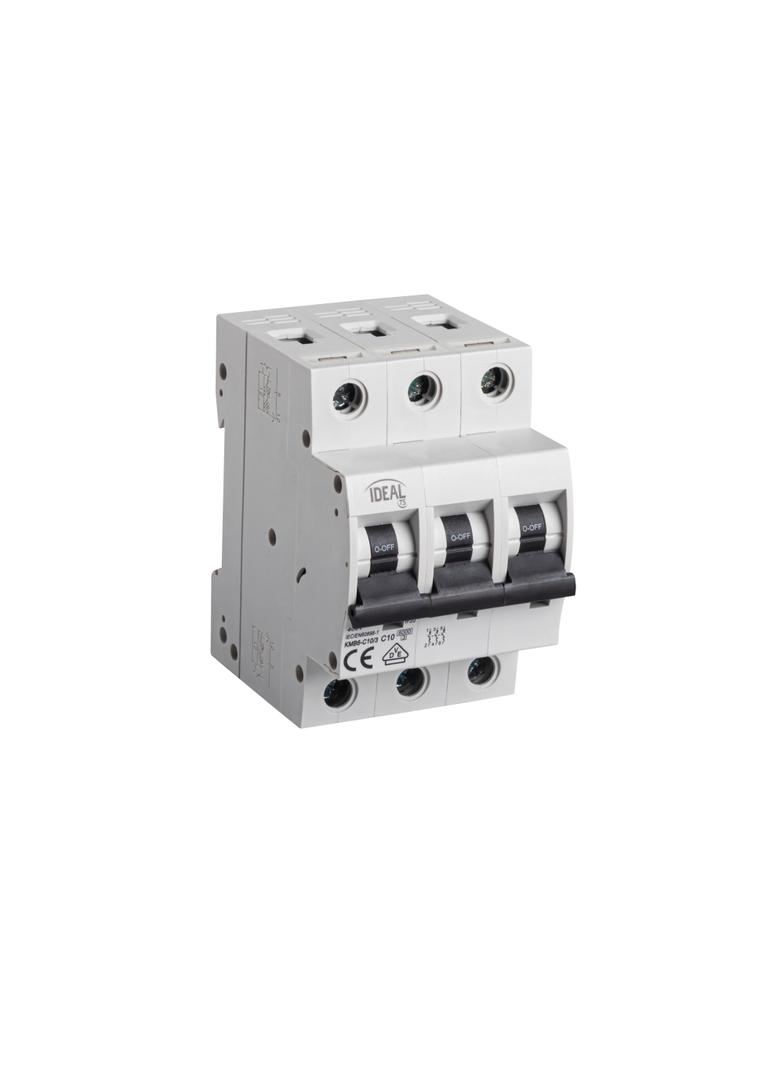 Wyłącznik nadprądowy 6kA 3P C10A KMB6-C10/3 IDEAL 23163 KANLUX