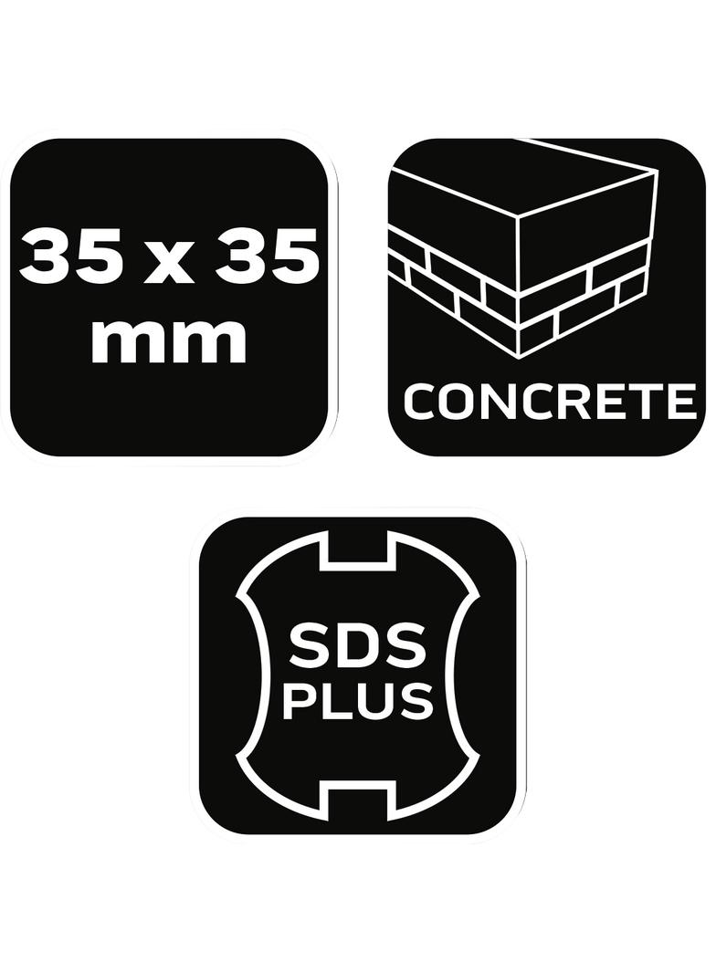 Groszkownik SDS Plus 40x40mm 16 zębów GRAPHITE 57H573 GTX 57-573 GTX Poland