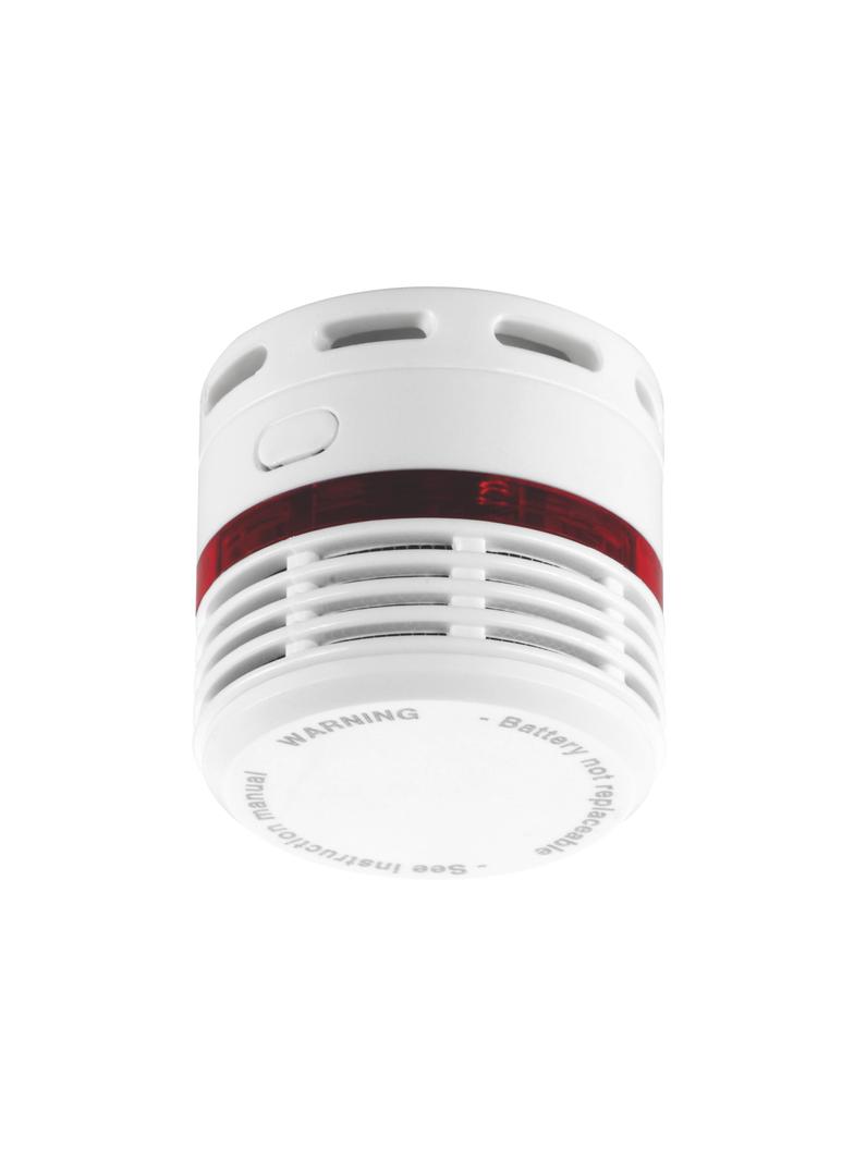 Bateryjny czujnik dymu MINI ze zintegrowaną baterią bezprzewodowy ORNO