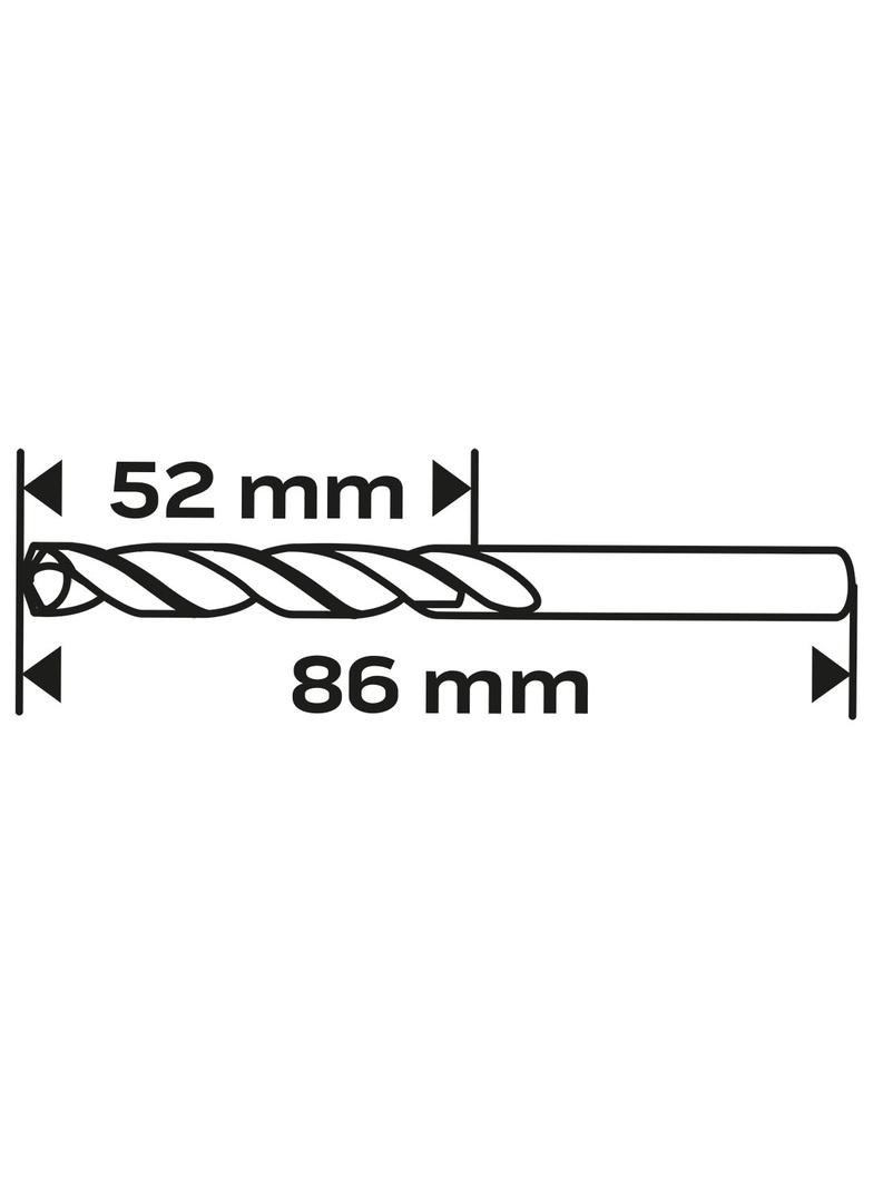 Wiertło do metalu HSS-TiN, 4.8 mm