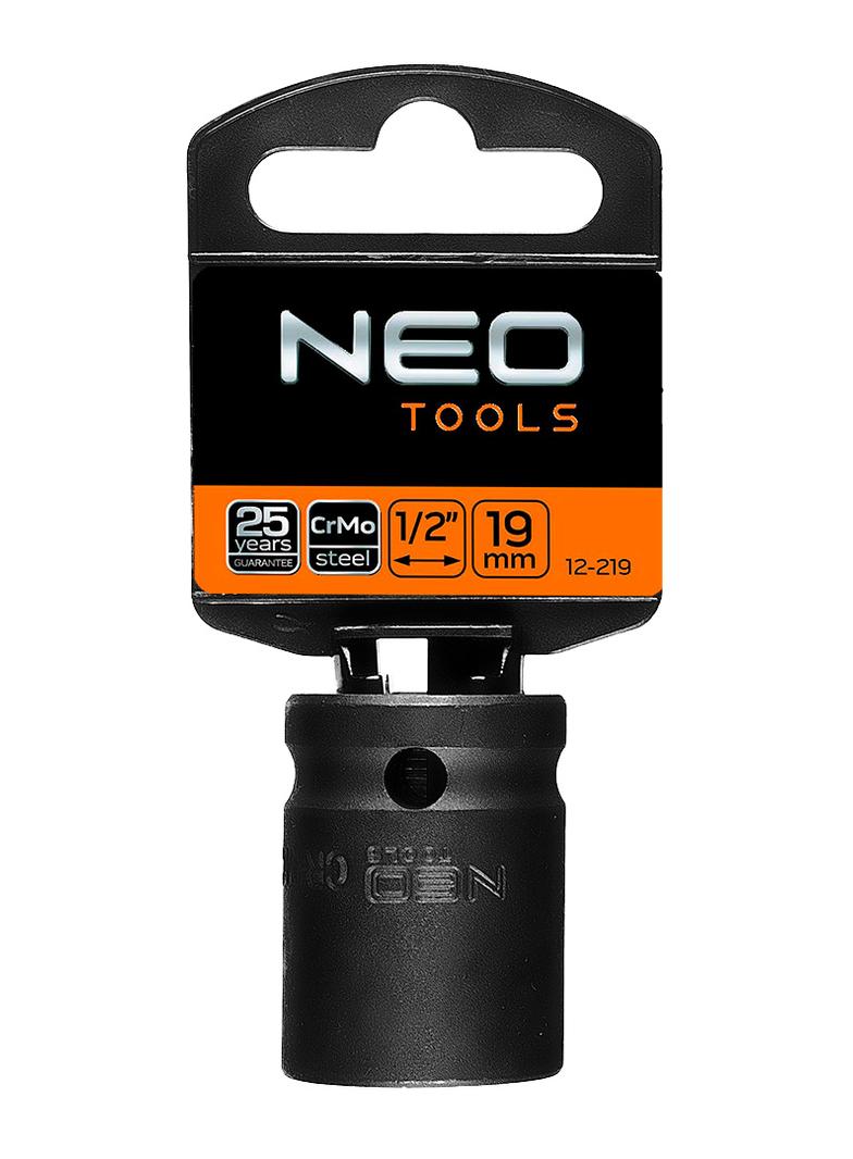 Nasadka udarowa 1/2", 19 x 38mm, Cr-Mo