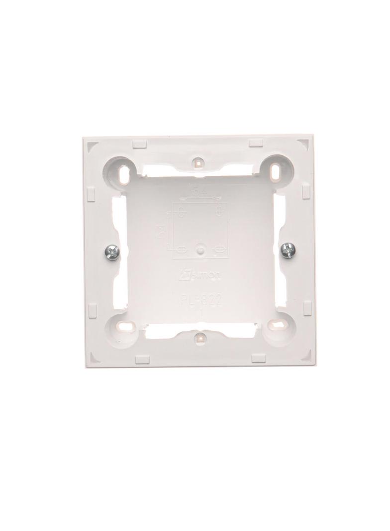 puszki instal. Puszka natynkowa płytka (31mm) pojedyncza biały MPN1/11 KONTAKT