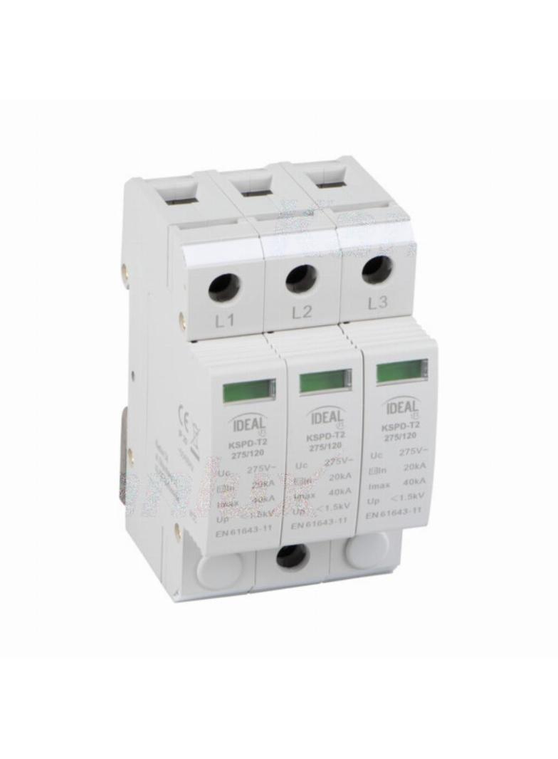 KSPD-T2 275/120 3P Ogranicznik przepięć IDEAL TS KSPD-T2 275/120 3P KANLUX