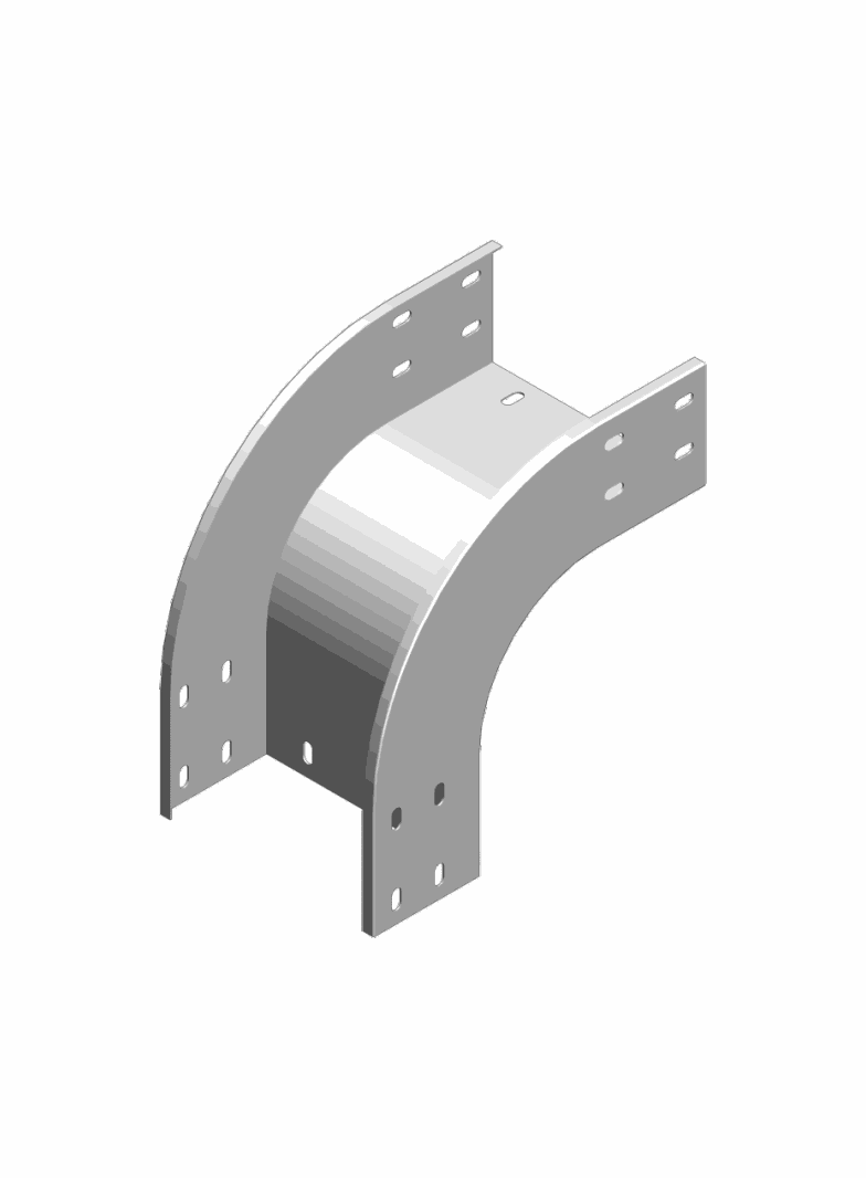LZZC500H100 Łuk zewnętrzny 90° 2,0 mm