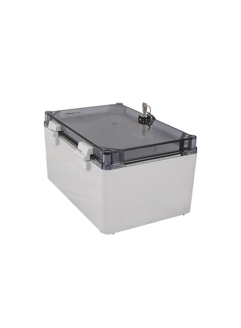 Obudowa 300x200x166mm IP65 z płytą montażową transparentna UNIbox Uni-Mini/T 43.02 OPATÓWEK