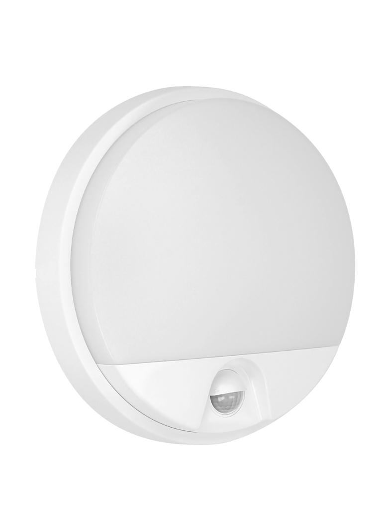 AGAT LED 10W oprawa ogrodowa z czujnikiem ruchu 140st 850lm IP54 4000K biała AD-OP-6111WLPMR4 ORNO