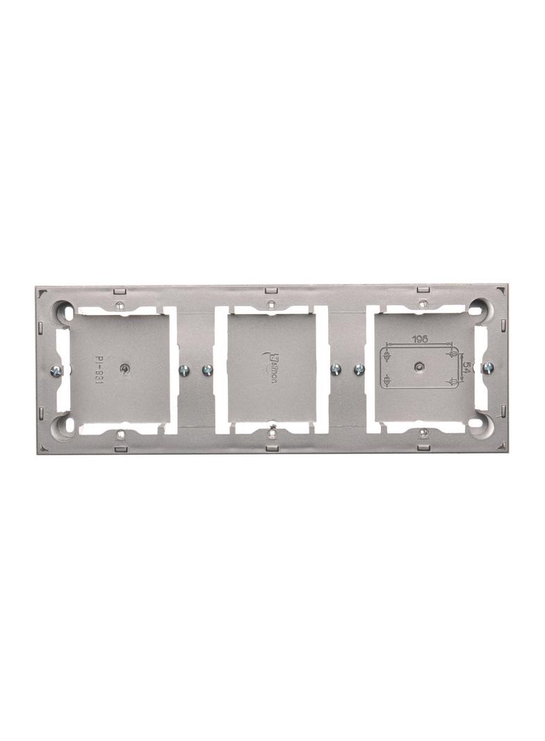 puszki instal. Puszka natynkowa płytka (31mm) potrójna stal inox MPN3/21 KONTAKT