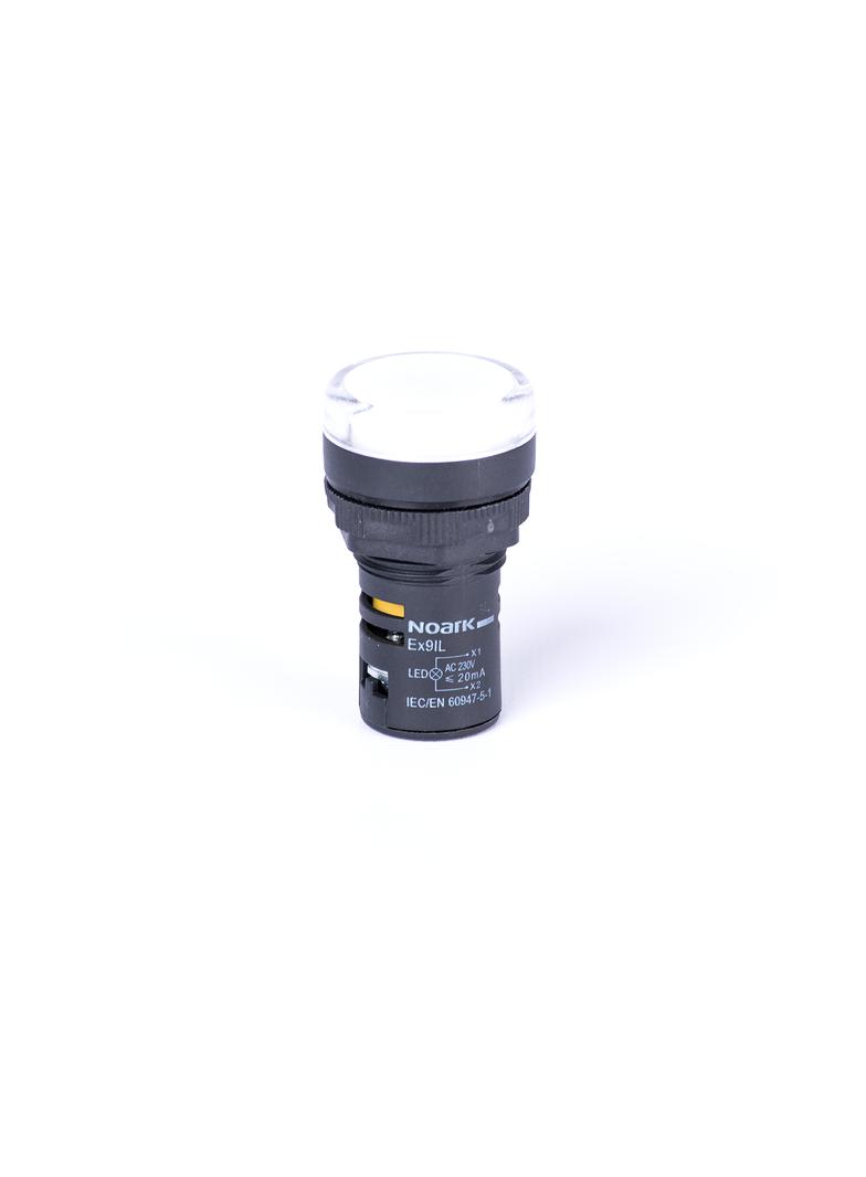 Ex9IL 2C w 230V AC Pulpitowa lampka sygnalizacyjna kształt owalny biała 230V AC 105483