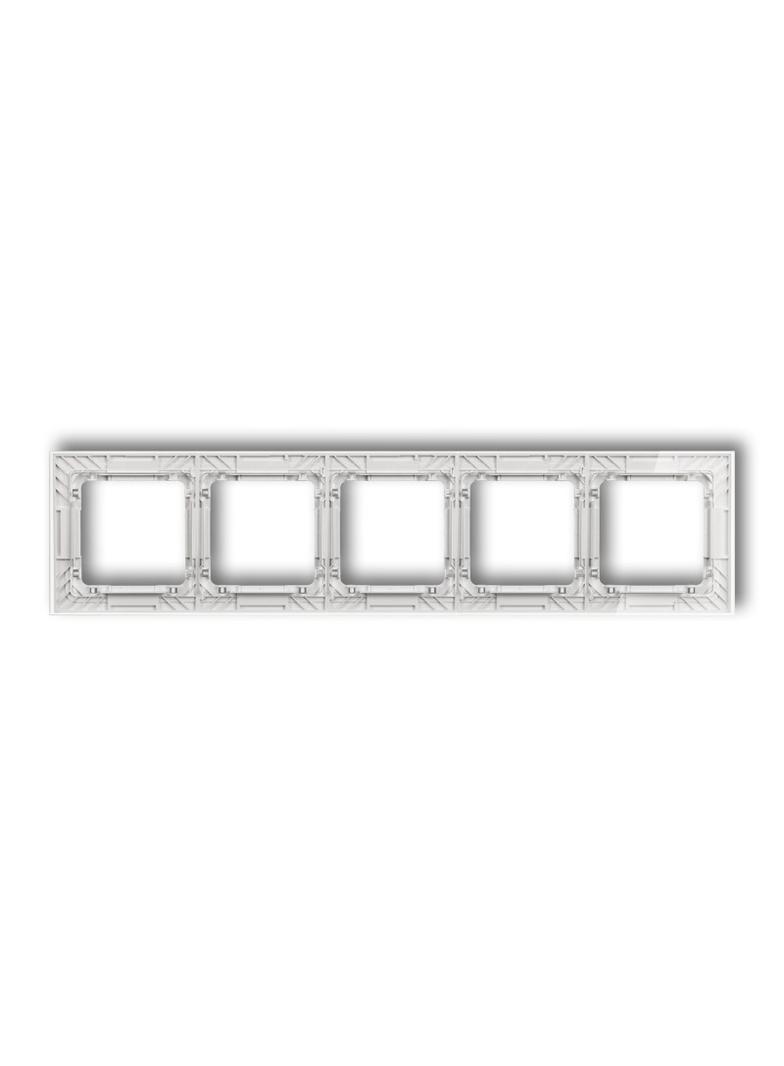 "DECO Ramka pięciokrotna transparentna DECO Art - efekt szkła (ramka: transparentna